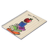 Apple mit dem Namen des Buchstaplers Notizblock (Linke Seite)