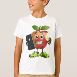 Apple mit iPhone, von Natasha Us T-Shirt