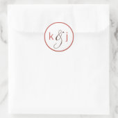 Apple Monogram Stickers (Tasche)