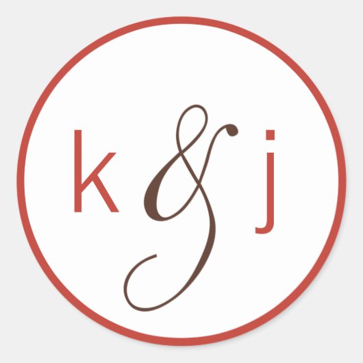 Apple Monogram Stickers (Vorderseite)