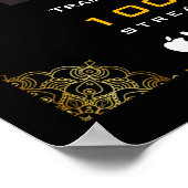 Apple Music Streaming Award Poster (Ecke)