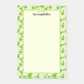 Apple-Muster Ein Hinweis von Lehrer Niedlich Post-it Klebezettel (Vorderseite)