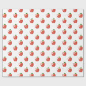 Apple-Muster für Wasserfarben Geschenkpapier (Flach)