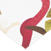 Apple-Muster für Wasserfarben Kurzer Tischläufer (Ecke)