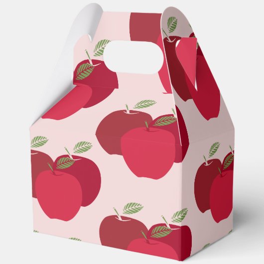 Apple Muster Gable Fevor Box für Party Geschenke Geschenkschachtel (Vorderseite)