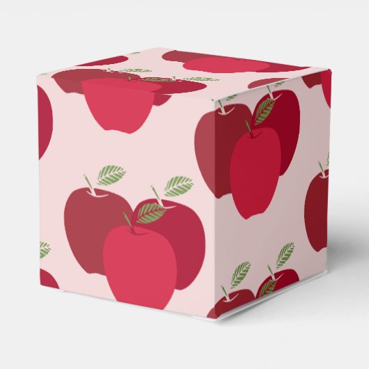 Apple Muster Herz-Gefallen Box für Party Geschenke Geschenkschachtel (Rückseite)