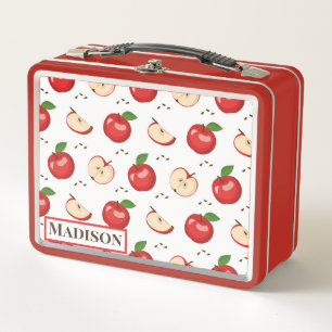 Apple Muster Metal Lunch Box