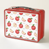 Apple Muster Metal Lunch Box (Rückseite)