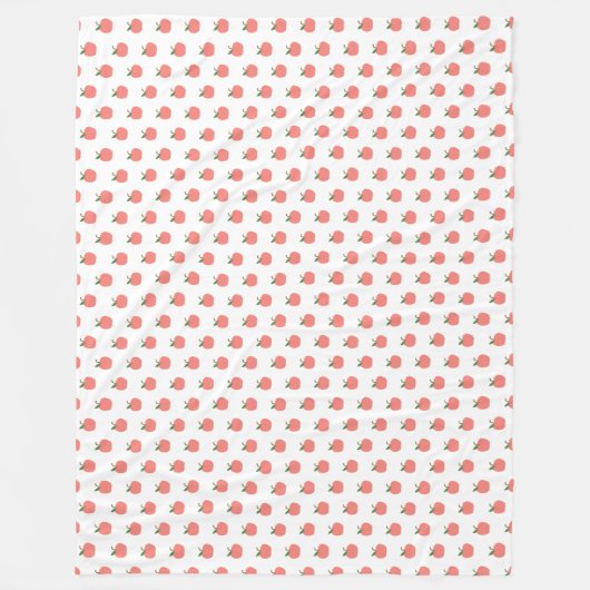 Apple-Muster | Niedlich Teacher Moderner Skandinav Fleecedecke (Vorderseite)