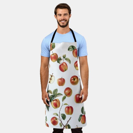 Apple-Muster Schürze (Getragen)