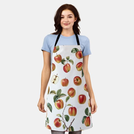 Apple-Muster Schürze (Getragen)