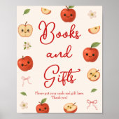 Apple My Eye Baby Shower Books & Gifts Poster (Vorne)