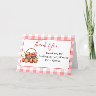 Apple My Eye Baby Shower Danke Karten