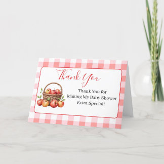 Apple My Eye Baby Shower Danke Karten