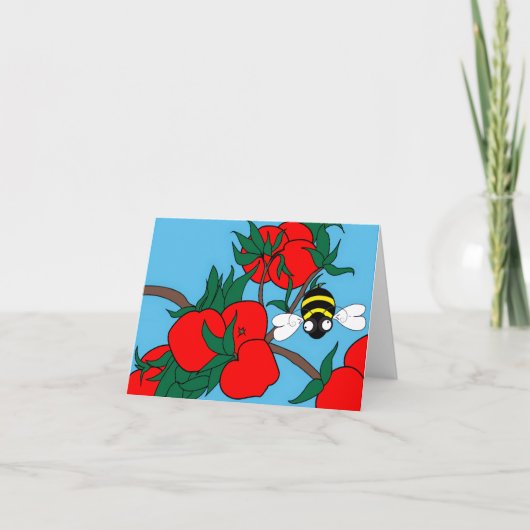 Apple-Note-Karte (Leere Innenseite) Dankeskarte (Vorderseite)