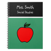 Apple-Notebook für Lehrer Notizblock (Vorderseite)