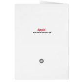 Apple Notecard (Hinten)