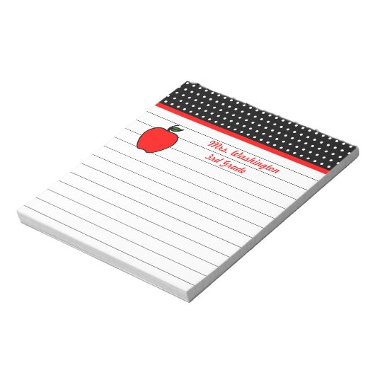 Apple-Notepad des Lehrers Notizblock (Rotiert)