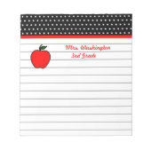 Apple-Notepad des Lehrers Notizblock (Vorderseite)