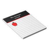 Apple-Notepad des Lehrers Notizblock (angewinkelt)