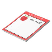 Apple Notizblock für einen Lehrer (Rotiert)