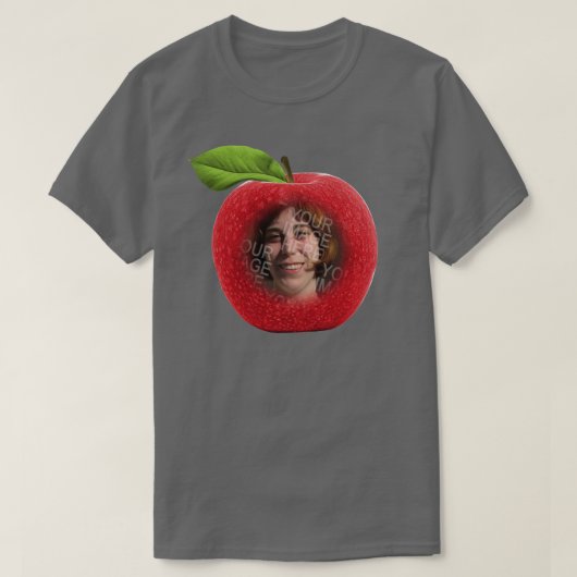 Apple-Oberfläche für benutzerdefiniertes Foto T-Shirt (Design vorne)