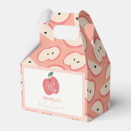 Apple of my Eye Pink Girl Baby Shower Geschenkschachtel
