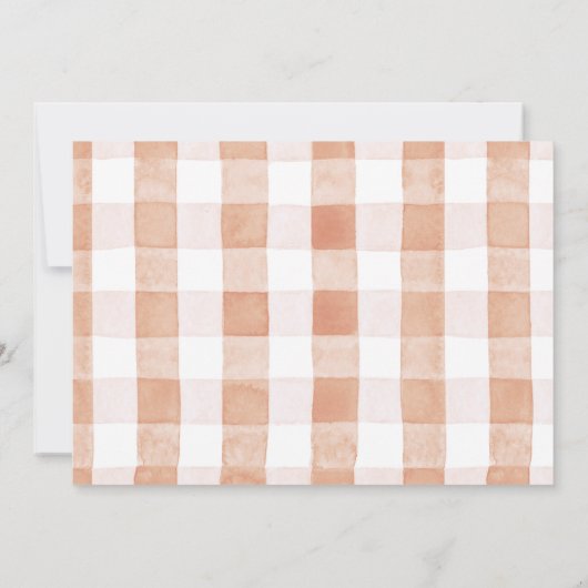 Apple of our Eye Basket & Tree Photo 1st Birthday Einladung (Rückseite)