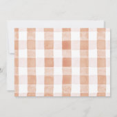 Apple of our Eye Basket & Tree Photo Birthday Einladung (Rückseite)