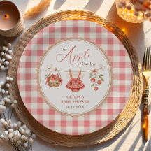 Apple of Our Eye Clothesline Gingham Babyparty