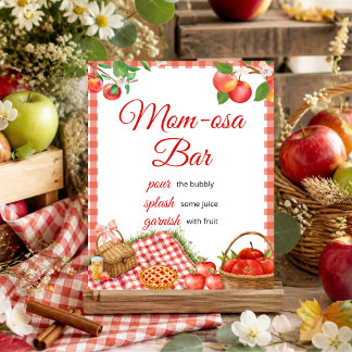 Apple of Our Eye Herbst-Baby | Mom-osa Bar Poster