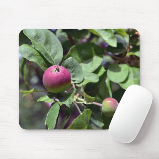 Apple on mousepad (Mit Mouse)