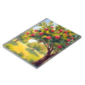 Apple Orchard Autumn Fall Watercolor Notizblock (Linke Seite)