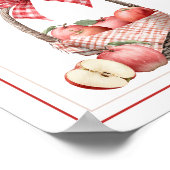 Apple Orchard Baby Duschkarten & Geschenke Schild (Ecke)