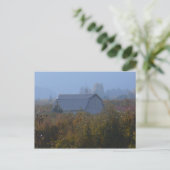 Apple Orchard Barn Postkarte (Stehend Vorderseite)