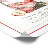 Apple Orchard Bücher für Babydusche Poster (Ecke)