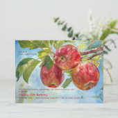 Apple Orchard Einladung (Stehend Vorderseite)