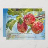 Apple Orchard Einladung (Vorne/Hinten)