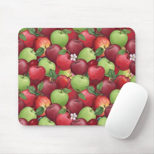 Apple Orchard Harvest Mousepad (Mit Mouse)