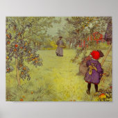 Apple Orchard Harvest Poster (Vorne)