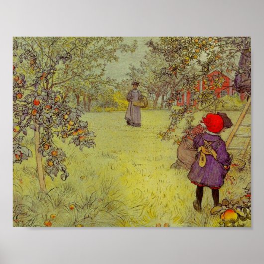 Apple Orchard Harvest Poster (Vorne)