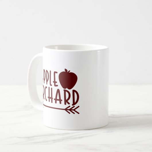 Apple Orchard Kaffee Tasse (Vorderseite Links)