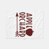 Apple Orchard mit Apple Fleecedecke (Vorderseite (Horizontal))