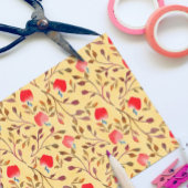 Apple Orchard Red Seidenpapier