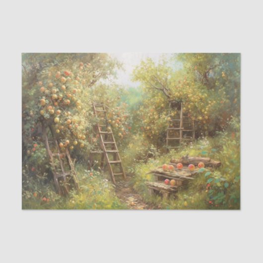 Apple Orchard Seidenpapier (Vorderseite)