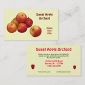 Apple Orchard Visitenkarte (Vorne/Hinten)
