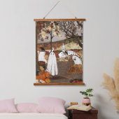 Apple Orchard Wandteppich Mit Holzrahmen (Schlafzimmer)