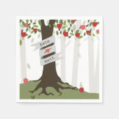 Apple Orchard Wedding Napkins Serviette (Vorderseite)