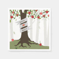 Apple Orchard Wedding Napkins