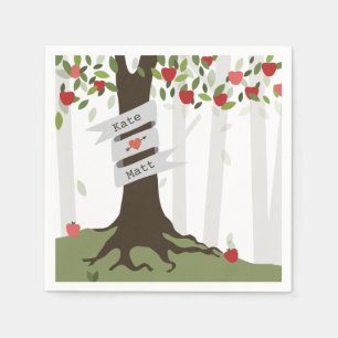 Apple Orchard Wedding Napkins Serviette